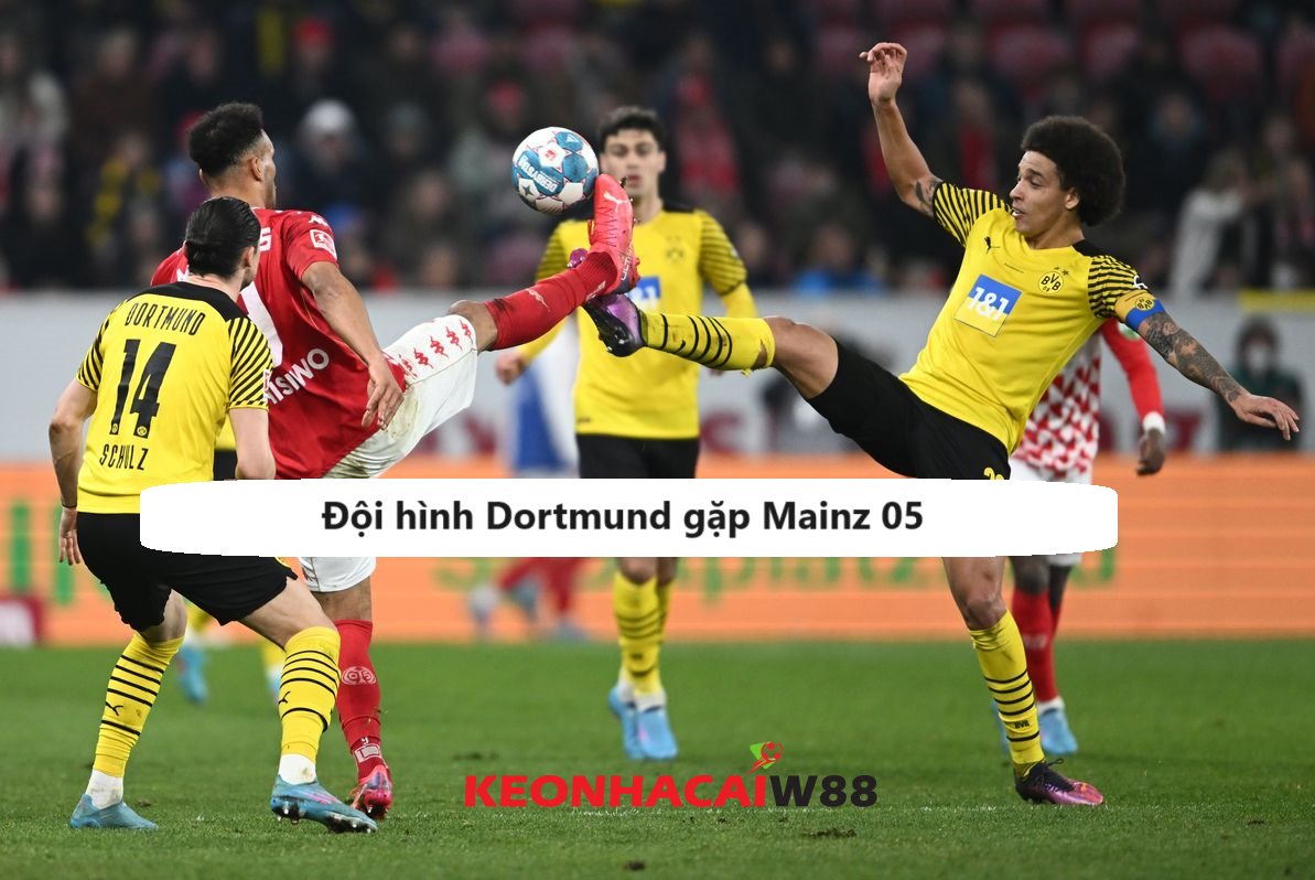 Thông tin đội hình Dortmund gặp Mainz 05