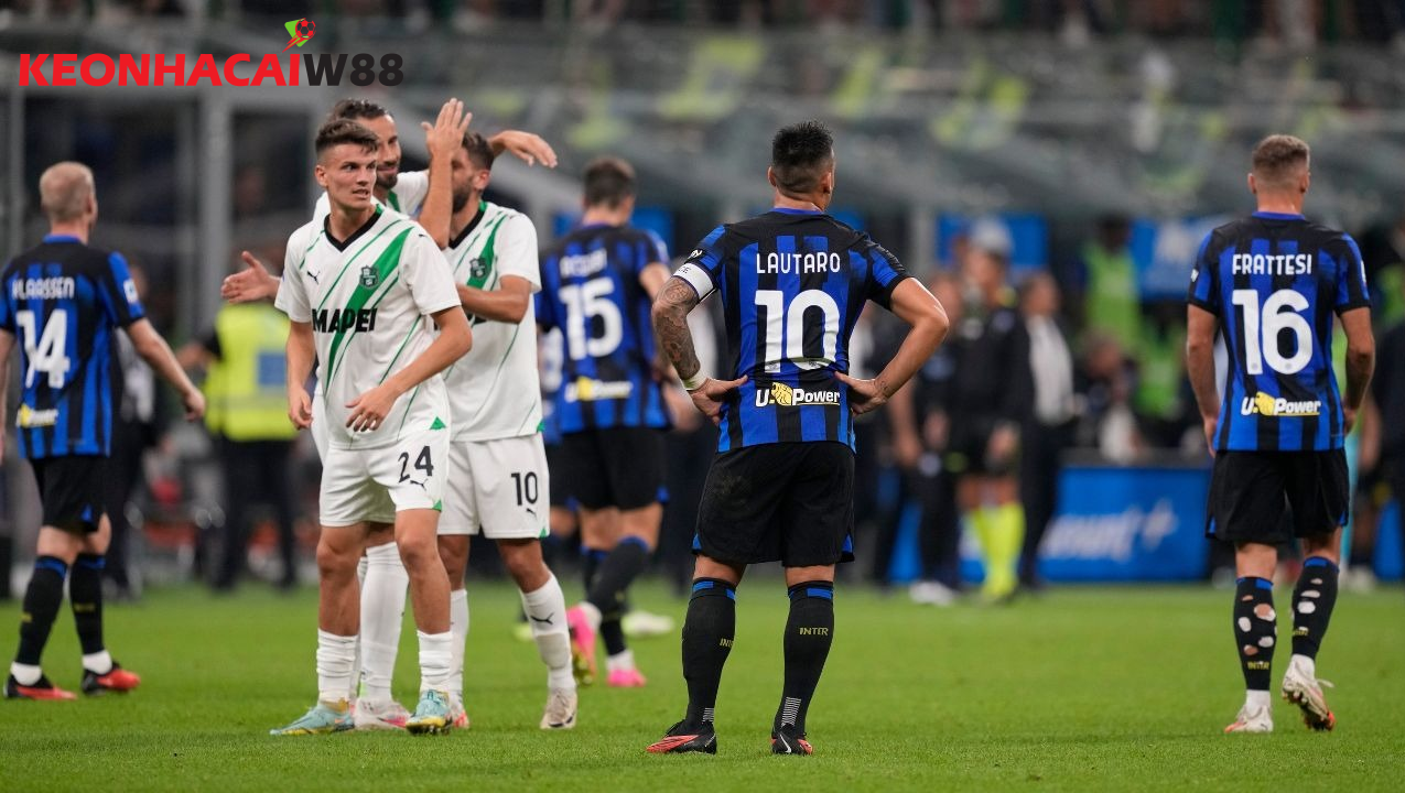 Phân Inter đấu với Sassuolo
