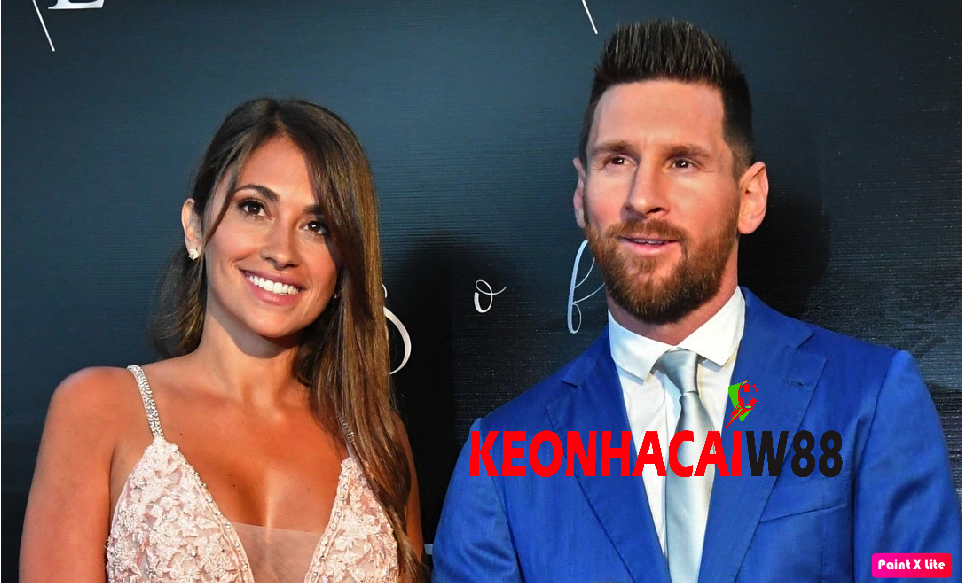 Messi và vợ Messi